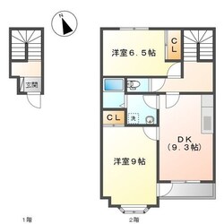 グランバードⅡの物件間取画像